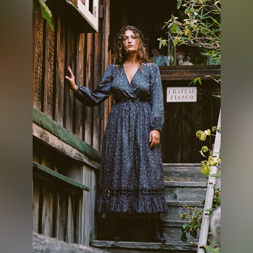 Sarah Dress | Ginkgo Black